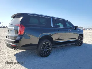 2023 GMC Yukon XL Denali with VIN 1GKS1JKL6PR156010, listed as a Copart auction lot 41768305 with 25,680 mi miles and Salvage Title. Bid and sale history available at carsss.com. Image 3.