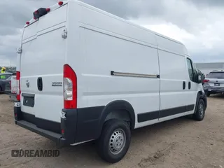 2025 Ram ProMaster Cargo with VIN 3C6MRVHG8SE548996, listed as a IAAI auction lot 42136697 with 3,166 mi miles and . Bid and sale history available at DreamBid. Image 4.
