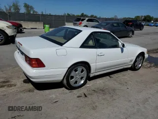 1999 Mercedes-Benz SL-Class with VIN WDBFA68F2XF179425, listed as a Copart auction lot 48939955 with 117,379 mi miles and Salvage Title. Bid and sale history available at carsss.com. Image 3.