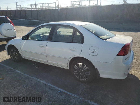 2004 Honda Civic LX with VIN 2HGES16664H532566, listed as a Copart auction lot 46733735 with 204,456 mi miles and Clean Title. Bid and sale history available at DreamBid. Image 2.