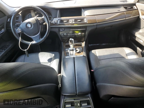 2015 BMW 7 Series 740i with VIN WBAYA6C5XFD826895, listed as a Copart auction lot 66889794 with Not Provided miles and Salvage Title. Bid and sale history available at DreamBid. Image 8.