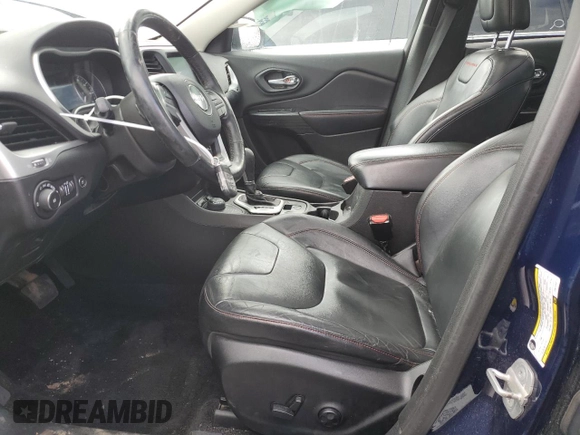 2014 Jeep Cherokee Trailhawk with VIN 1C4PJMBB9EW124371, listed as a Copart auction lot 42038105 with 137,717 mi miles and Salvage Title. Bid and sale history available at carsss.com. Image 7.