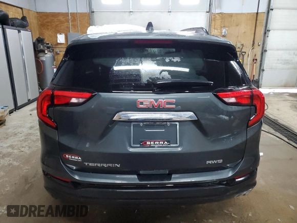 2021 GMC Terrain SLE with VIN 3GKALTEV1ML356410, listed as a Copart auction lot 45262545 with 48,847 mi miles and Salvage Title. Bid and sale history available at carsss.com. Image 6.