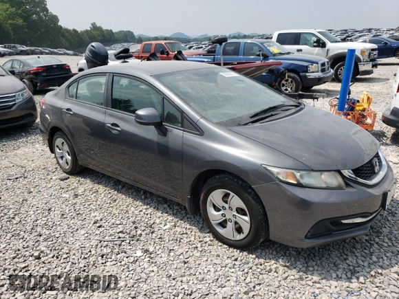 2013 Honda Civic LX z VIN 2HGFB2F51DH520293, wystawiony jako Copart lot #59308675 z przebiegiem 199 027 mil mil oraz Szkoda całkowita • Salvage title. Historia ofert i sprzedaży dostępna na DreamBid. Obrazek 4.