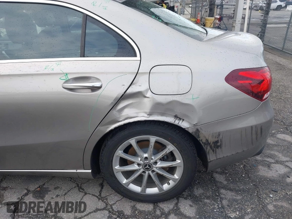 2019 Mercedes-Benz A 220 with VIN WDD3G4EB5KW035178, listed as a IAAI auction lot 41762694 with 68,851 mi miles and . Bid and sale history available at DreamBid. Image 6.