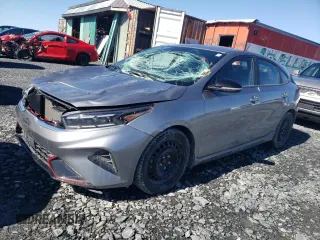 2023 Kia Forte GT with VIN KNAF45A7XP5174210, listed as a Copart auction lot 47594515 with 13,160 mi miles and Salvage Title. Bid and sale history available at carsss.com. Image 1.