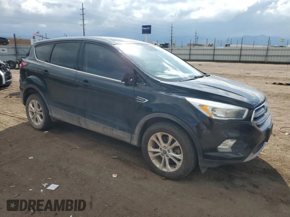 2017 Ford Escape SE with VIN 1FMCU9GD1HUA84912, listed as a Copart auction lot 51988205 with 111,028 mi miles and Salvage Title. Bid and sale history available at carsss.com. Image 4.