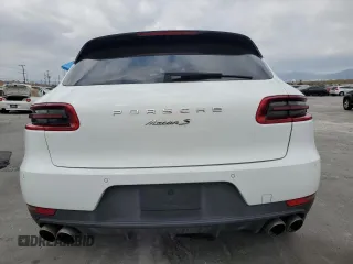 2017 Porsche Macan S with VIN WP1AB2A55HLB13326, listed as a Copart auction lot 53757255 with Not Provided miles and Salvage Title. Bid and sale history available at DreamBid. Image 6.