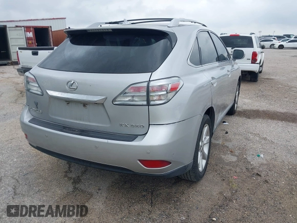 2010 Lexus RX 350 with VIN JTJZK1BA2A2406720, listed as a IAAI auction lot 42115810 with 270,538 mi miles. Bid and sale history available at carsss.com. Image 4.