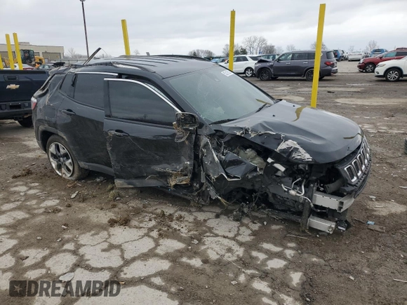 2018 Jeep Compass Limited with VIN 3C4NJDCB4JT333992, listed as a Copart auction lot 50012535 with 103,835 mi miles and Clean title. Bid and sale history available at DreamBid. Image 4.