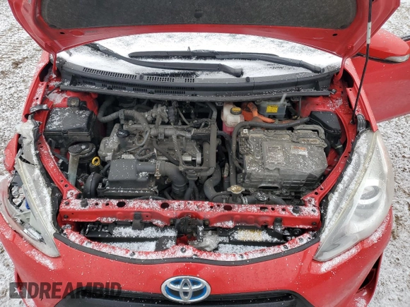 2015 Toyota Prius One with VIN JTDKDTB35F1585540, listed as a Copart auction lot 44861565 with 186,581 mi miles and Salvage Title. Bid and sale history available at DreamBid. Image 12.
