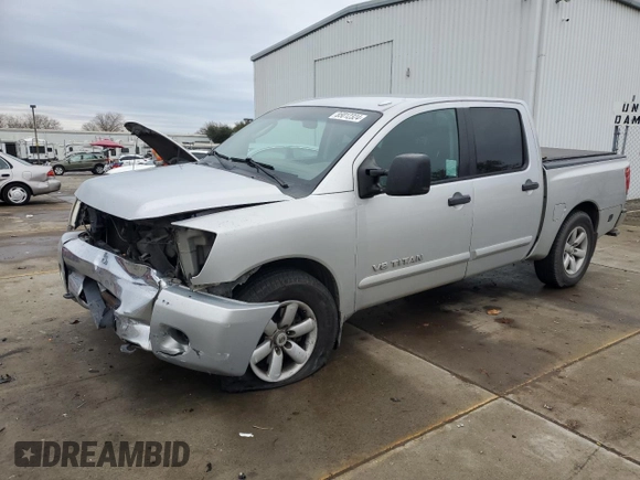 2011 Nissan Titan SL with VIN 1N6AA0ED2BN305628, listed as a Copart auction lot 85012324 with 188,329 mi miles and Salvage Title. Bid and sale history available at carsss.com. Image 1.