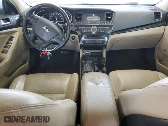 2014 Kia Cadenza Premium with VIN KNALN4D76E5157312, listed as a Copart auction lot 84488924 with 164,942 mi miles and Clean Title. Bid and sale history available at carsss.com. Image 8.