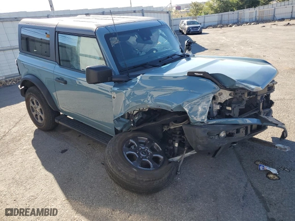 2023 Ford Bronco with VIN 1FMDE5AH9PLB65909, listed as a Copart auction lot 61688384 with 0 mi miles and Salvage Title. Bid and sale history available at carsss.com. Image 4.