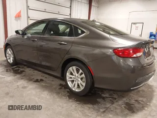 2015 Chrysler 200 Limited with VIN 1C3CCCAB0FN607876, listed as a IAAI auction lot 41882675 with 136,146 mi miles. Bid and sale history available at carsss.com. Image 3.