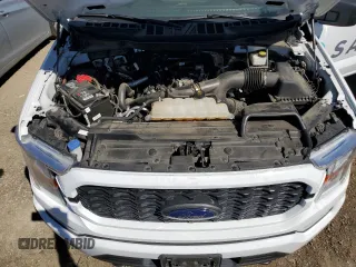 2022 Ford F-150 XL with VIN 1FTEX1EP3NKF25594, listed as a Copart auction lot 72258814 with 61,186 mi miles and Salvage title. Bid and sale history available at DreamBid. Image 11.