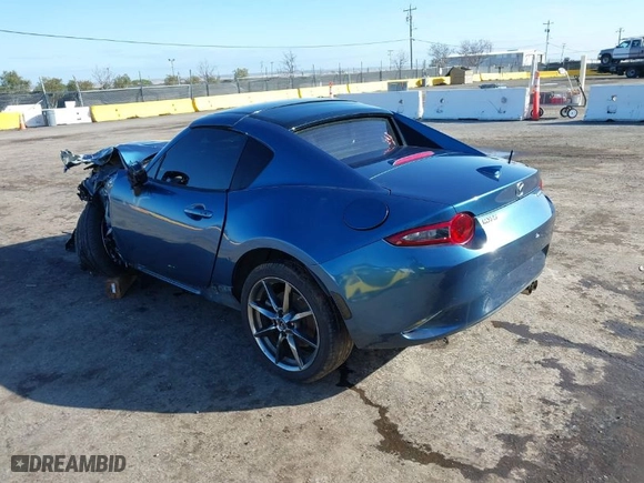 2020 Mazda MX-5 Miata RF Grand Touring with VIN JM1NDAM75L0412507, listed as a IAAI auction lot 41573544 with 1 mi miles. Bid and sale history available at carsss.com. Image 3.