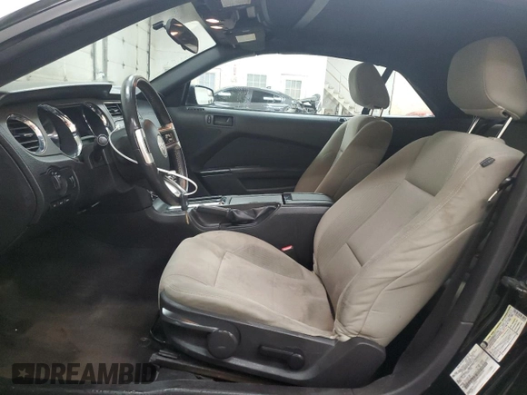 2012 Ford Mustang V6 with VIN 1ZVBP8EM7C5203504, listed as a Copart auction lot 52130465 with 134,394 mi miles and Clean Title. Bid and sale history available at carsss.com. Image 7.
