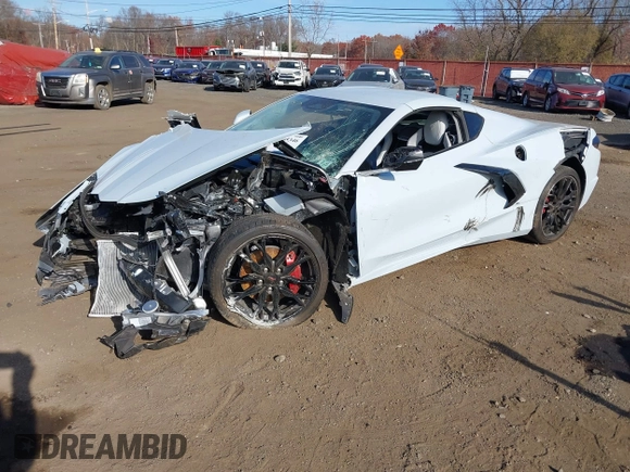 2024 Chevrolet Corvette 3LT with VIN 1G1YC2D4XR5107665, listed as a IAAI auction lot 40895346 with 6,538 mi miles. Bid and sale history available at carsss.com. Image 2.