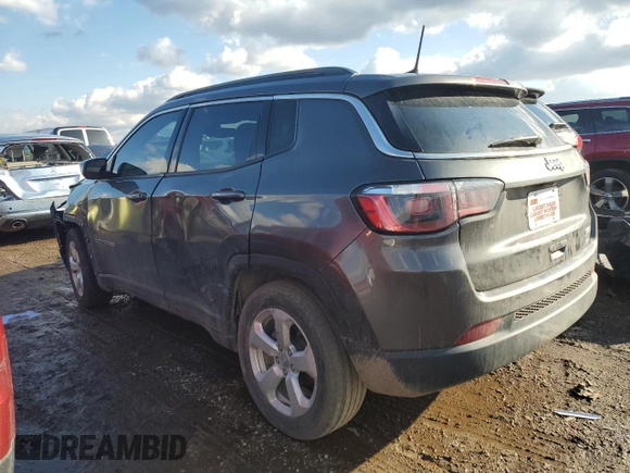 2019 Jeep Compass Latitude with VIN 3C4NJCBB3KT852044, listed as a Copart auction lot 46902925 with 49,085 mi miles and Salvage title. Bid and sale history available at DreamBid. Image 2.