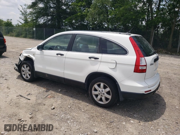 2010 Honda CR-V LX with VIN 3CZRE3H35AG705585, listed as a Copart auction lot 60032855 with 115,136 mi miles and Salvage title. Bid and sale history available at DreamBid. Image 2.