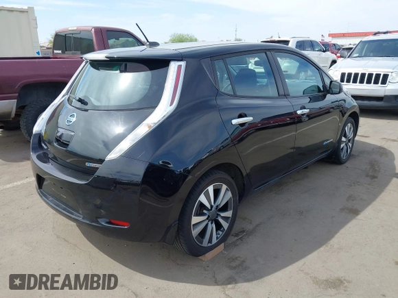 2017 Nissan LEAF SV with VIN 1N4BZ0CP5HC300639, listed as a IAAI auction lot 41871728 with 65,866 mi miles and . Bid and sale history available at DreamBid. Image 4.