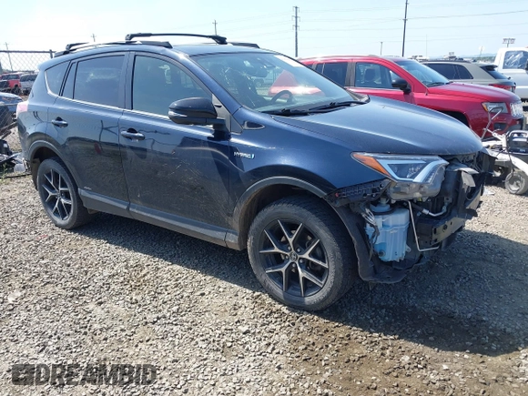 2018 Toyota RAV4 Hybrid SE with VIN JTMJJREV9JD191552, listed as a IAAI auction lot 42158665 with 84,025 mi miles and . Bid and sale history available at DreamBid. Image 1.
