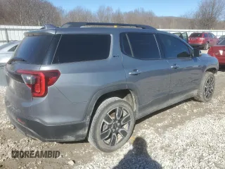 2021 GMC Acadia SLT with VIN 1GKKNMLS6MZ173655, listed as a Copart auction lot 44964875 with 127,669 mi miles and Salvage title. Bid and sale history available at DreamBid. Image 3.