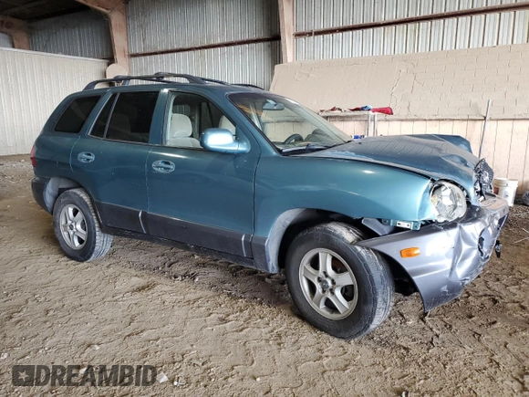 2002 Hyundai Santa Fe GLS with VIN KM8SC13D72U181254, listed as a Copart auction lot 78072414 with 115,759 mi miles and Salvage Title. Bid and sale history available at carsss.com. Image 4.