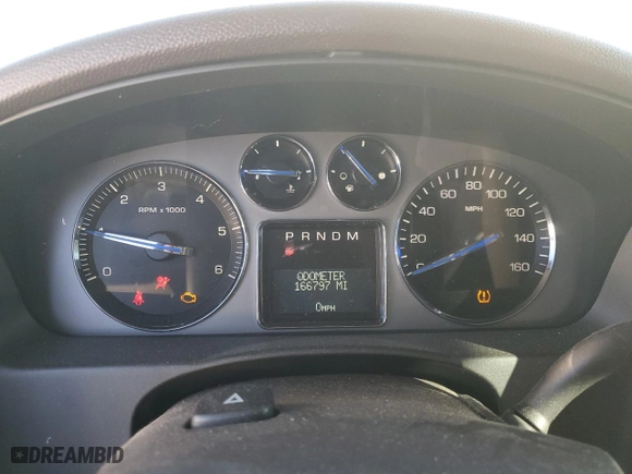 2008 Cadillac Escalade with VIN 1GYFK63898R227231, listed as a Copart auction lot 46340945 with 166,797 mi miles and Salvage Title. Bid and sale history available at carsss.com. Image 9.