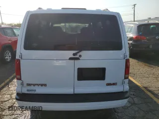 2002 GMC Safari with VIN 1GKDM19X92B515523, listed as a Copart auction lot 75329444 with 227,547 mi miles and Clean Title. Bid and sale history available at carsss.com. Image 6.