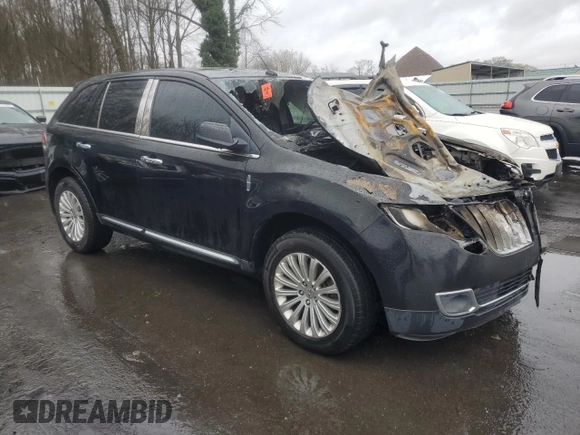 2013 Lincoln MKX with VIN 2LMDJ8JK7DBL00846, listed as a Copart auction lot 51838655 with 0 mi miles and Salvage Title. Bid and sale history available at carsss.com. Image 4.