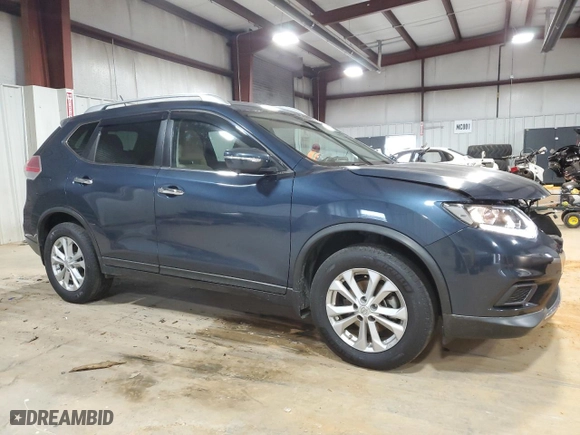 2015 Nissan Rogue S with VIN KNMAT2MV3FP567879, listed as a Copart auction lot 42116765 with 91,157 mi miles and Salvage Title. Bid and sale history available at carsss.com. Image 4.