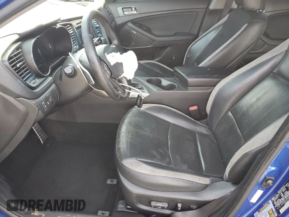 2013 Kia Optima SX with VIN 5XXGR4A65DG153959, listed as a Copart auction lot 52216175 with 112,332 mi miles and Salvage Title. Bid and sale history available at carsss.com. Image 7.