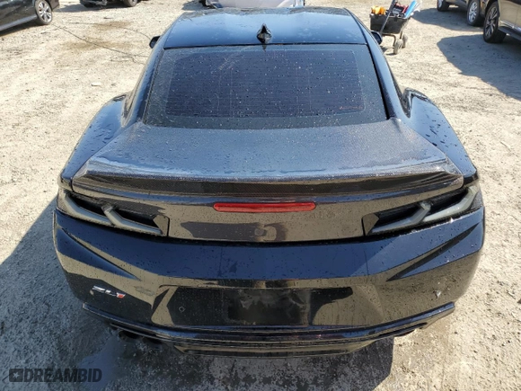 2017 Chevrolet Camaro ZL1 with VIN 1G1FJ1R62H0182079, listed as a Copart auction lot 52446335 with 21,652 mi miles and Salvage Title. Bid and sale history available at carsss.com. Image 6.