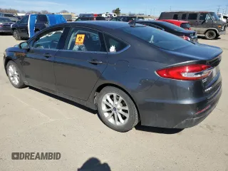 2020 Ford Fusion SE with VIN 3FA6P0HD0LR258137, listed as a Copart auction lot 47182274 with 54,077 mi miles and Salvage Title. Bid and sale history available at carsss.com. Image 2.