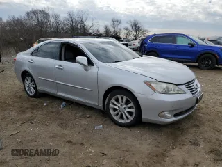 2011 Lexus ES with VIN JTHBK1EG7B2468375, listed as a Copart auction lot 46192565 with Not Provided miles and Salvage Title. Bid and sale history available at carsss.com. Image 4.