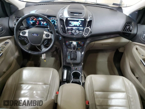 2014 Ford Escape Titanium with VIN 1FMCU9J94EUE52922, listed as a Copart auction lot 52143325 with 193,819 mi miles and Salvage Title. Bid and sale history available at carsss.com. Image 8.