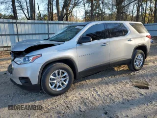 2021 Chevrolet Traverse LS with VIN 1GNERFKW8MJ163311, listed as a Copart auction lot 50092825 with 33,923 mi miles and Salvage Title. Bid and sale history available at carsss.com. Image 1.