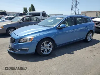 2015 Volvo V60 T5 Drive-E Premier with VIN YV140MEK2F1234446, listed as a Copart auction lot 64324364 with 82,064 mi miles and Salvage Title. Bid and sale history available at carsss.com. Image 1.