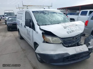 2015 Chevrolet City Express Cargo Van LS with VIN 3N63M0YN4FK719591, listed as a IAAI auction lot 41581603 with 163,778 mi miles. Bid and sale history available at carsss.com. Image 1.
