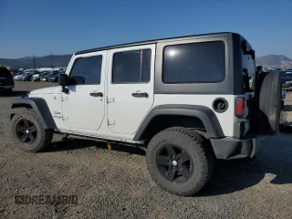 2018 Jeep Wrangler JK Unlimited Sport S with VIN 1C4HJWDG9JL920462, listed as a Copart auction lot 70134094 with 64,636 mi miles and Salvage Title. Bid and sale history available at carsss.com. Image 2.