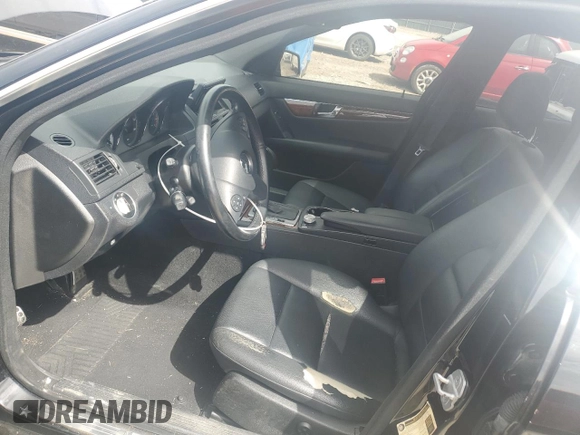 2011 Mercedes-Benz C 350 Sport with VIN WDDGF5GB9BR154003, listed as a Copart auction lot 48178435 with 141,584 mi miles and Salvage title. Bid and sale history available at DreamBid. Image 7.