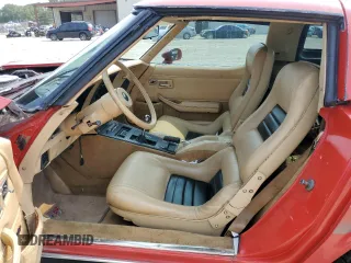 1980 Chevrolet Corvette with VIN 1Z878AS403224, listed as a Copart auction lot 59128755 with 486,848 mi miles and Salvage title. Bid and sale history available at DreamBid. Image 7.