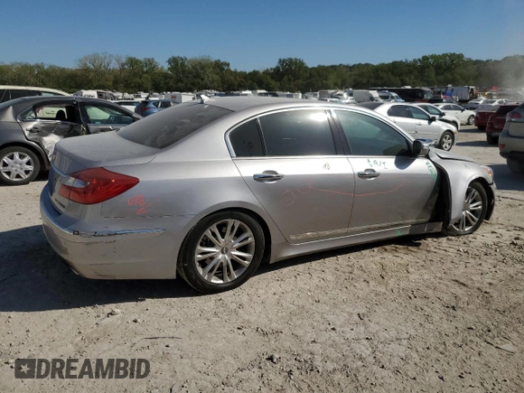 2012 Hyundai Genesis 5.0L with VIN KMHGC4DH2CU193483, listed as a Copart auction lot 74206584 with 191,101 mi miles and Salvage Title. Bid and sale history available at carsss.com. Image 3.