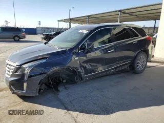 2018 Cadillac XT5 FWD with VIN 1GYKNARS4JZ143044, listed as a Copart auction lot 89108235 with 97,655 mi miles and Salvage Title. Bid and sale history available at carsss.com. Image 1.