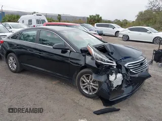 2015 Hyundai Sonata SE z VIN 5NPE24AF9FH228729, wystawiony jako IAAI lot #40808426 z przebiegiem 74 449 mil mil oraz . Historia ofert i sprzedaży dostępna na DreamBid. Obrazek 1.