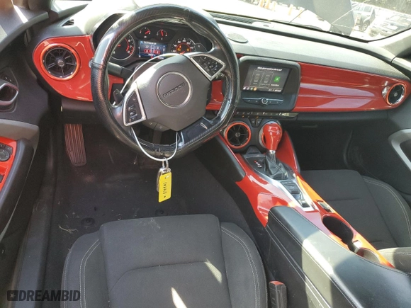 2020 Chevrolet Camaro 1LT with VIN 1G1FB1RS9L0117801, listed as a Copart auction lot 49117945 with 135,801 mi miles and Salvage Title. Bid and sale history available at carsss.com. Image 8.