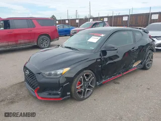 2020 Hyundai Veloster N with VIN KMHT36AH9LU004505, listed as a IAAI auction lot 41902590 with 131,799 mi miles. Bid and sale history available at carsss.com. Image 17.