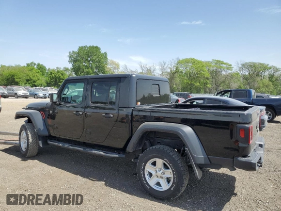 2020 Jeep Gladiator Sport S z VIN 1C6HJTAG7LL150131, wystawiony jako Copart lot #56726835 z przebiegiem 18 428 mil mil oraz Szkoda całkowita • Salvage title. Historia ofert i sprzedaży dostępna na DreamBid. Obrazek 2.